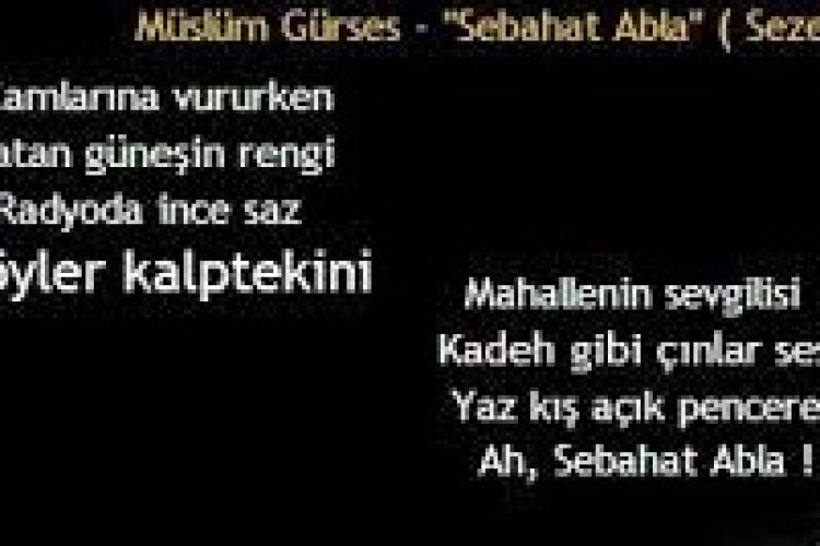 Müslüm Gürses & Sezen Aksu - Sebahat Abla