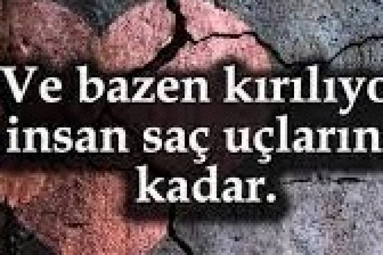 Kırılmak sorun değil de