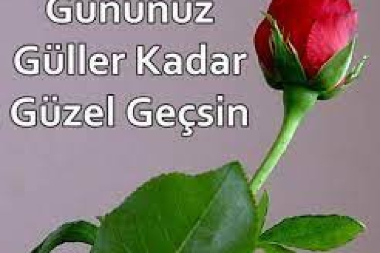 Gününüz muhteşem geçsin