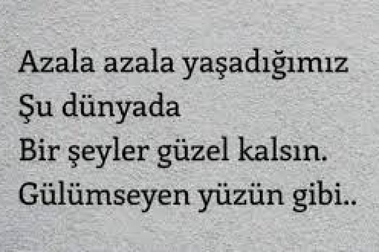Gülüşünüz güzelse