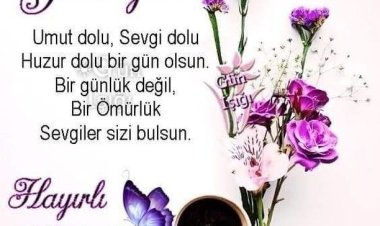 Günaydın umut dolu sabahlar