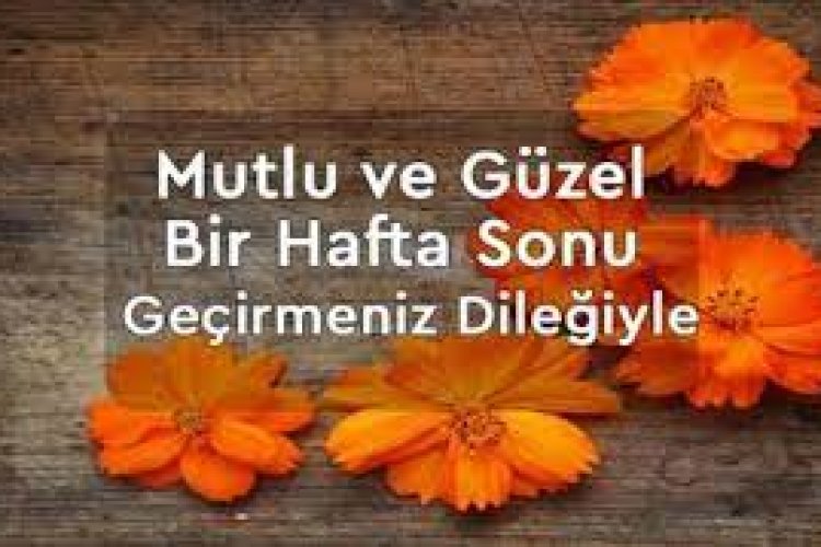 Günaydın, mutlu bir hafta
