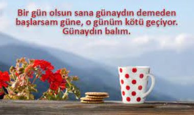 Günaydın yeni 2024 un ilk  sabahina