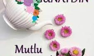 Birine günaydın dilemek