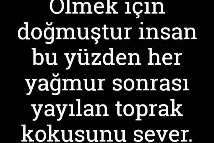 Bazen sadece nefes alırsın