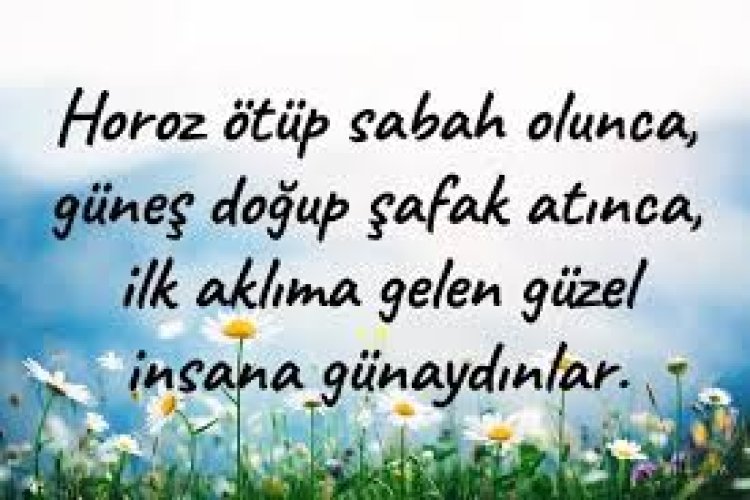Mutlu huzurlu sabahlar
