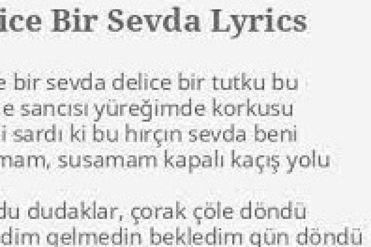 Ceys - Delice Bir Sevda