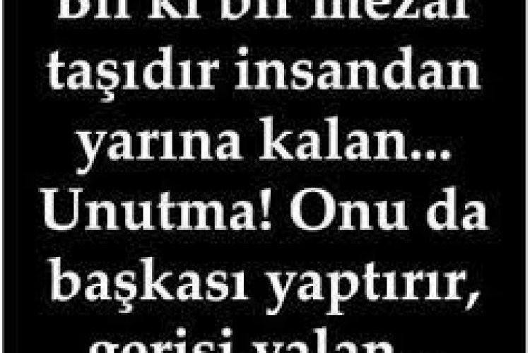 özlü sözler yazılı