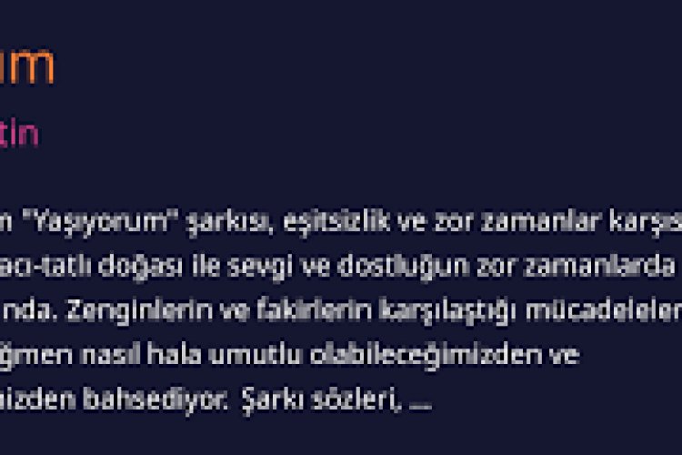 Candan Erçetin - Yaşıyorum