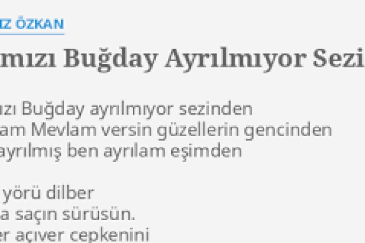 cengiz özkan - kırmızı buğday