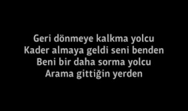 Ali Güven - Yolcu Şarkı Sözleri