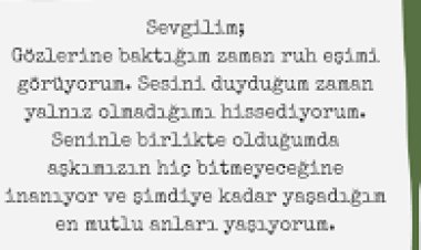 sevgiliye aşk mektubu