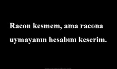 racon sözleri