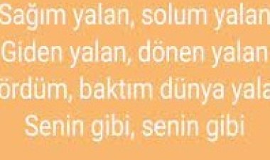 Grup Öksüzler  Yudum - Sağım Yalan Solum Yalan Şarkı Sözleri