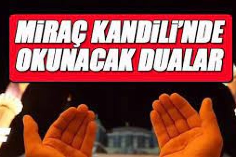 Miraç Kandili Duası