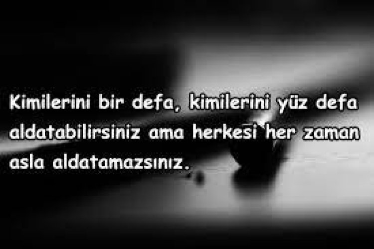 aldatma sözleri