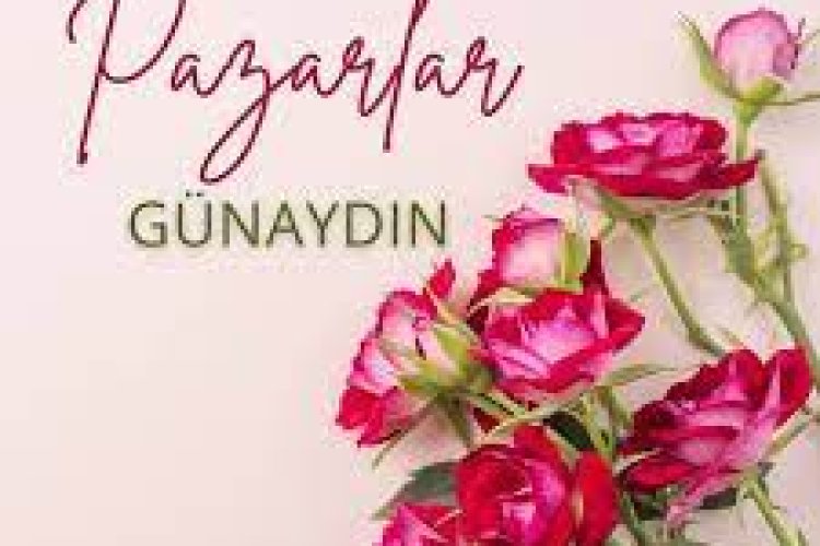 Günaydın mutlu pazarlar