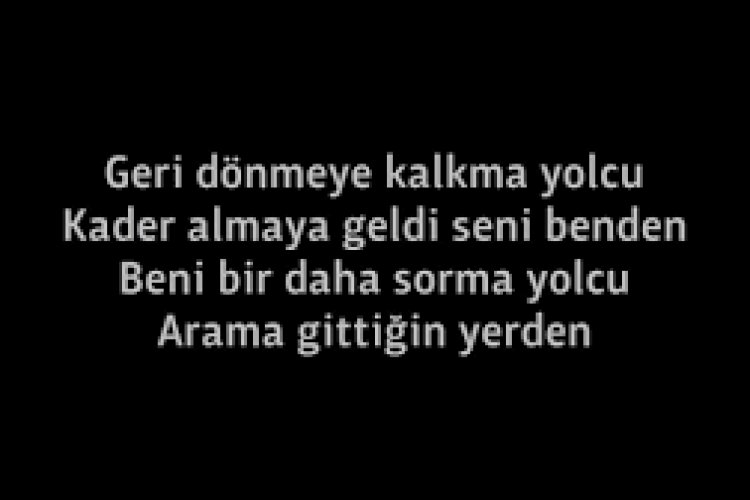 Ali Güven - Yolcu Şarkı Sözleri