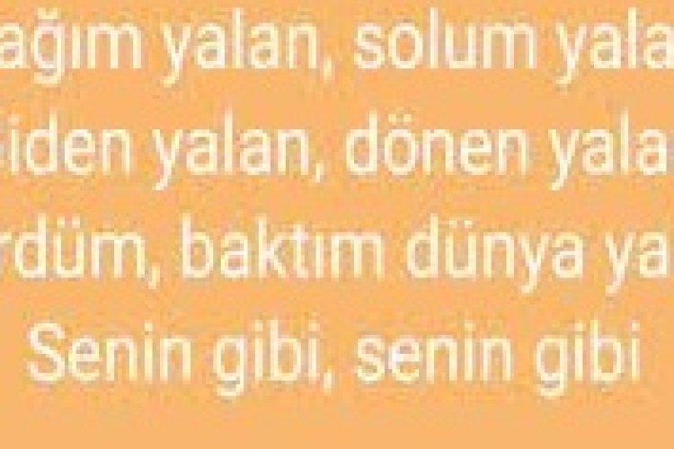 Grup Öksüzler Yudum - Sağım Yalan Solum Yalan Şarkı Sözleri