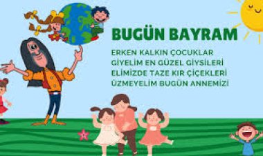 Bugün Bayram En güzel kıyafetlerinizi giyin