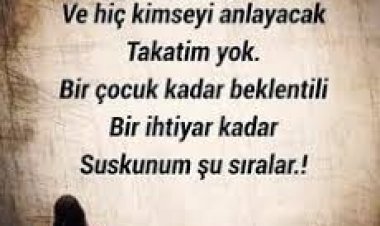 Üzülmekten yoruldum