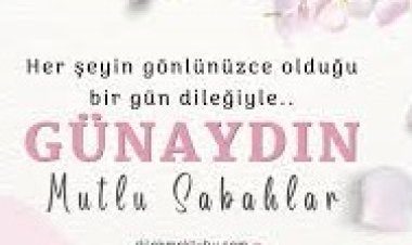 Günaydın güzel kapliler