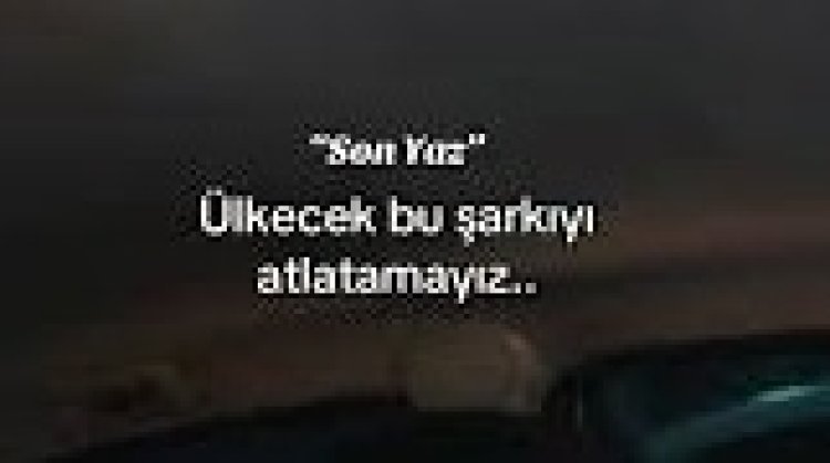 Son Yaz - Sanjar şarkı sözleri