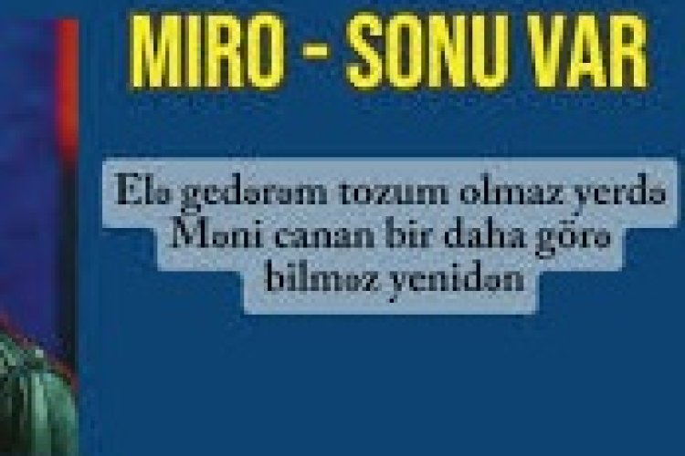 Miro - Sonu Var