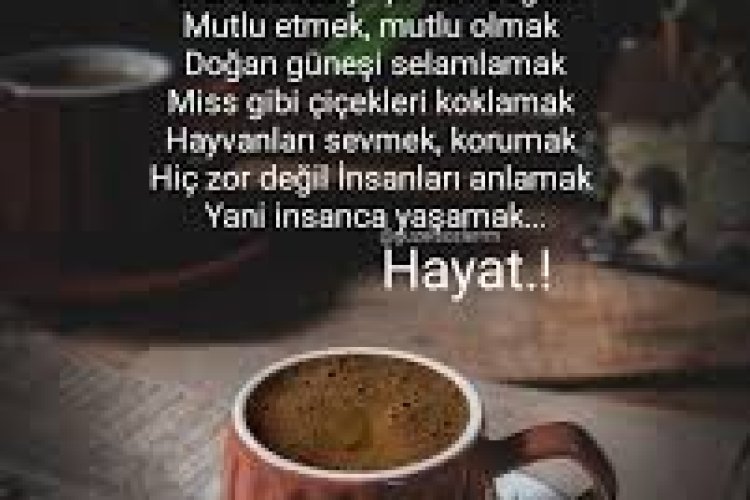 Günaydın yaşamak Huzurlu pazarlar