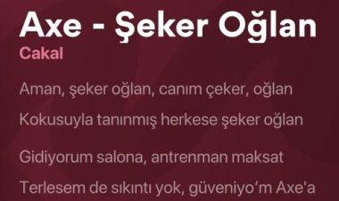 Cakal Şeker Oğlan şarkı sözleri