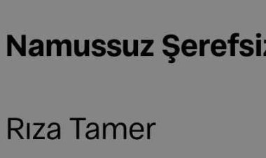 Rıza Tamer - Namussuz Şerefsiz sözleri
