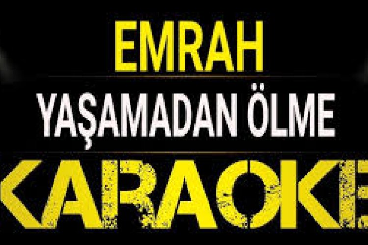Yaşamadan Ölme Şarkı Sözleri