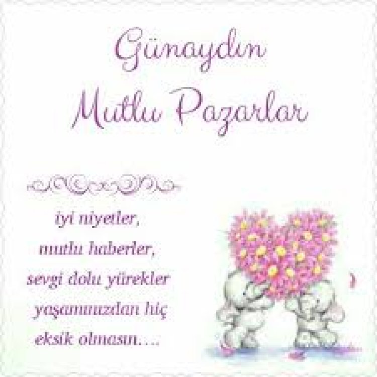 Günaydın, Mutlu Hafta Sonları, Mutlu Pazarlar