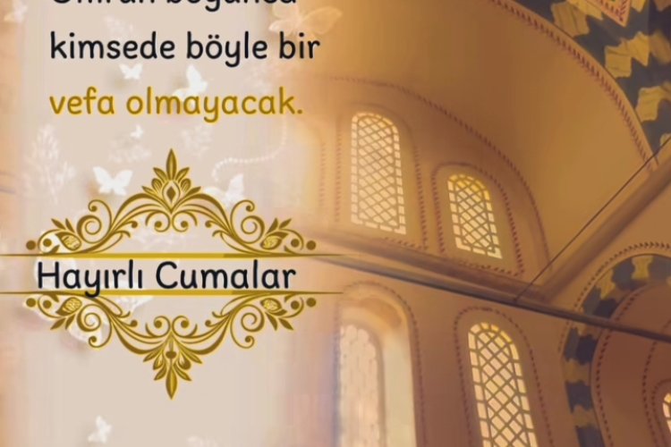 Cuma duası ve sözleri