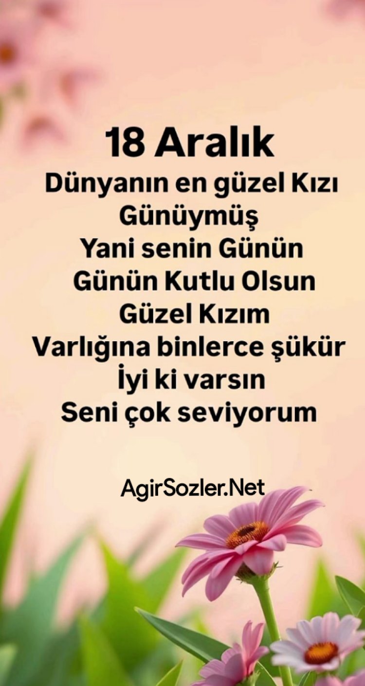 18 Aralık Dünya Güzel Kız Günü