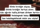 Vedalaşmak Kolay da, Sen Helalleşebilecek misin Onu Söyle
