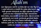Kadir Gecesi Duası