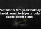 Ben düştüğüm yerden kalkarım sen koy elini cebine.