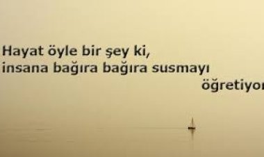 Hayat İnce Bir Hüzün