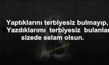 Ben düştüğüm yerden kalkarım sen koy elini cebine.