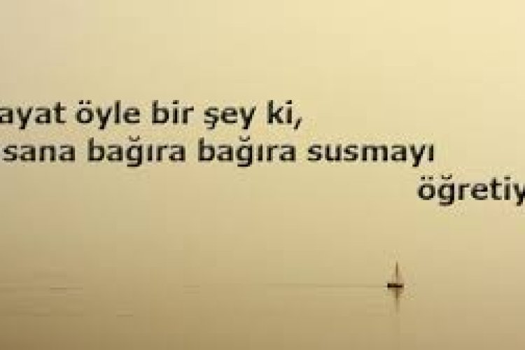 Hayat İnce Bir Hüzün