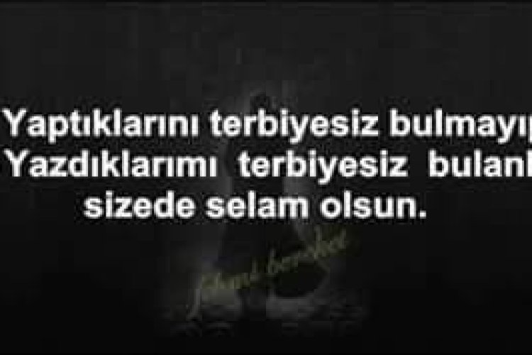Ben düştüğüm yerden kalkarım sen koy elini cebine.