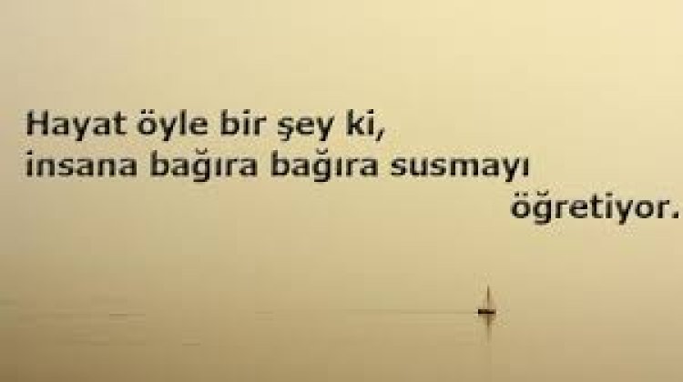 Hayat İnce Bir Hüzün