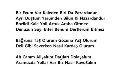 NesliŞah - Kale Türküsü (Bağrına Taş Olurum)