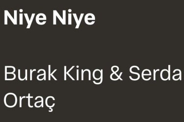 Burak King Serdar Ortaç - Niye Niye