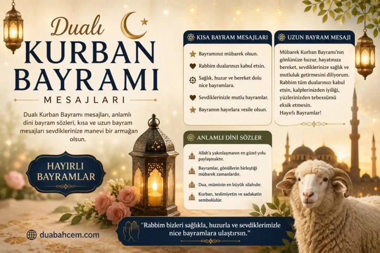 Kurban Bayramı Mesajları 2026 Resimli