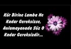Güzel anlamlı Sözler