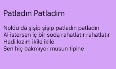 Şenol Evgi ŞİŞTİ PATLADI şarkı sözleri