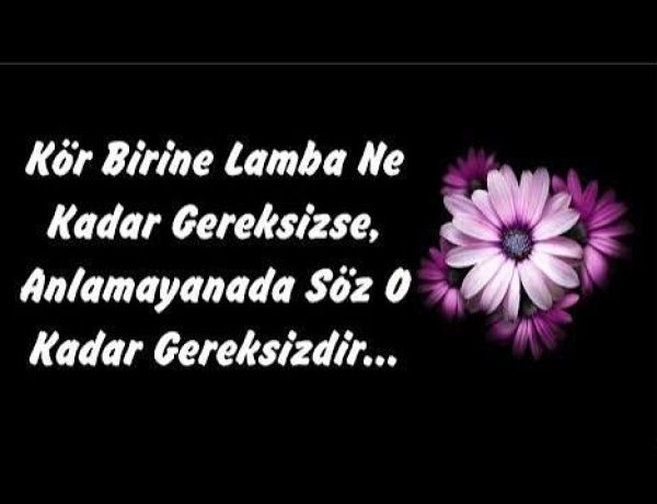Güzel anlamlı Sözler