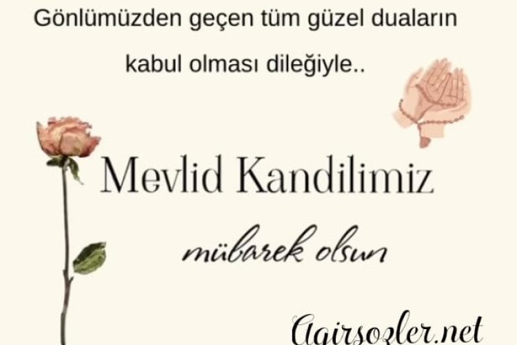 Mevlid kandili mesajları sözleri